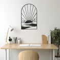 Load image into Gallery viewer, Sunny Road And Window Metal Wall Art
