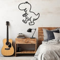 Load image into Gallery viewer, Baby Dinosaur Object Metal Wall Art, Wall Decor, Metal Wall art
