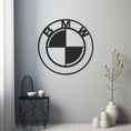 Load image into Gallery viewer, Bmw Logo Metal Wall Art Decor
