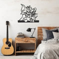 Load image into Gallery viewer, Tom And Jerry Line Art Metall Wall Art
