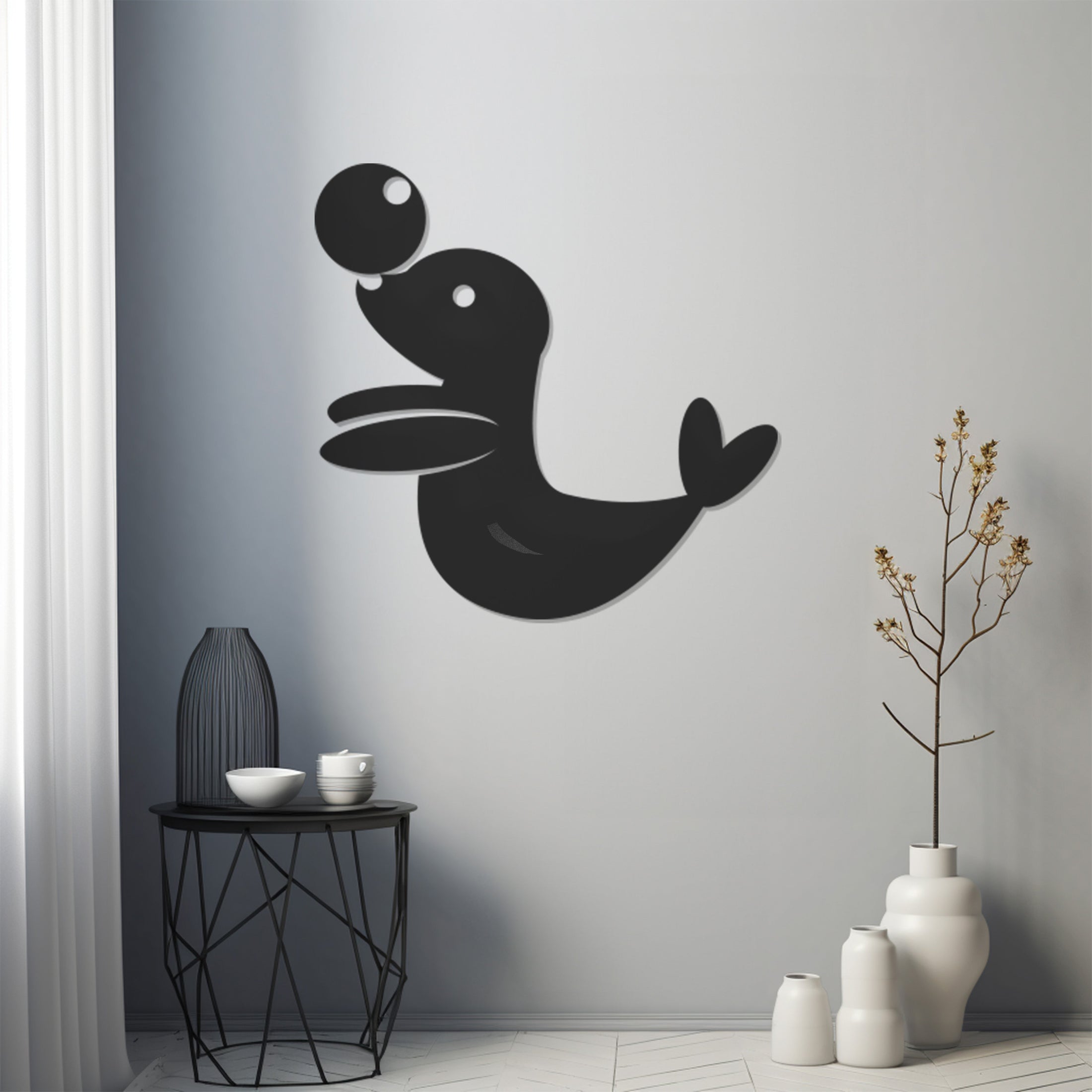 Seal Metal Wall Art