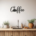 Load image into Gallery viewer, Metal Wall Decor With Coffee Writing
