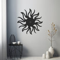 Load image into Gallery viewer, Sun Flower Design Metal Wall Art
