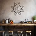 Load image into Gallery viewer, Sea Sun Geometric Metal Wall Decor, Wall Decor, Metal Wall art
