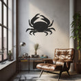 Load image into Gallery viewer, Crab Metal Wall Art
