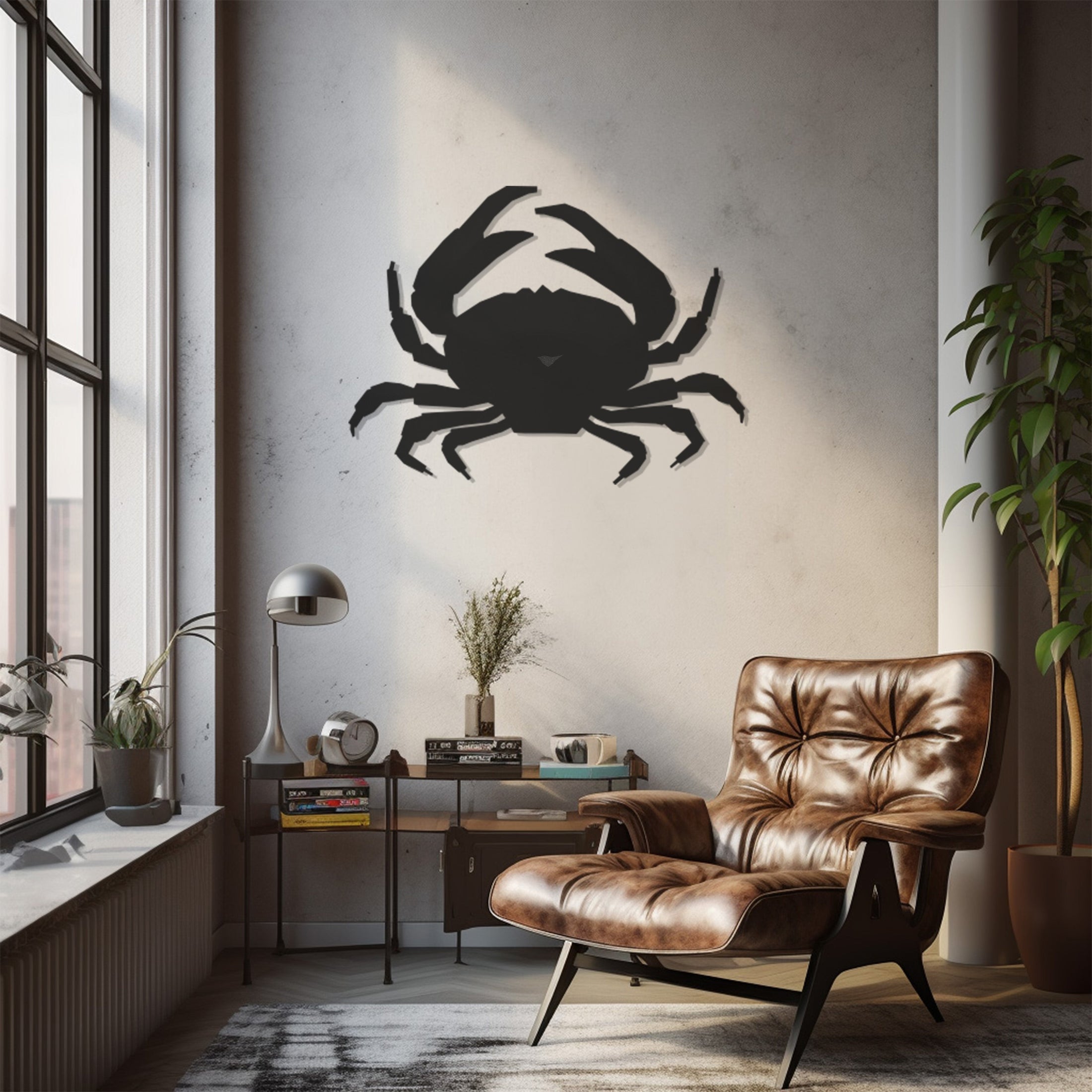 Crab Metal Wall Art