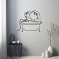 Load image into Gallery viewer, Bathing Girl Metal Wall Art
