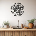 Load image into Gallery viewer, Decorative Sun Metal Wall Art
