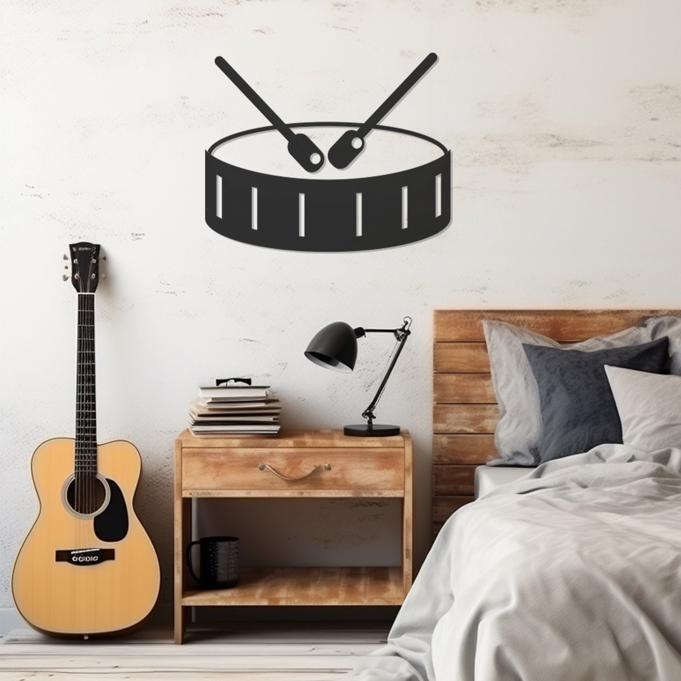 Drum Metal Wall Art