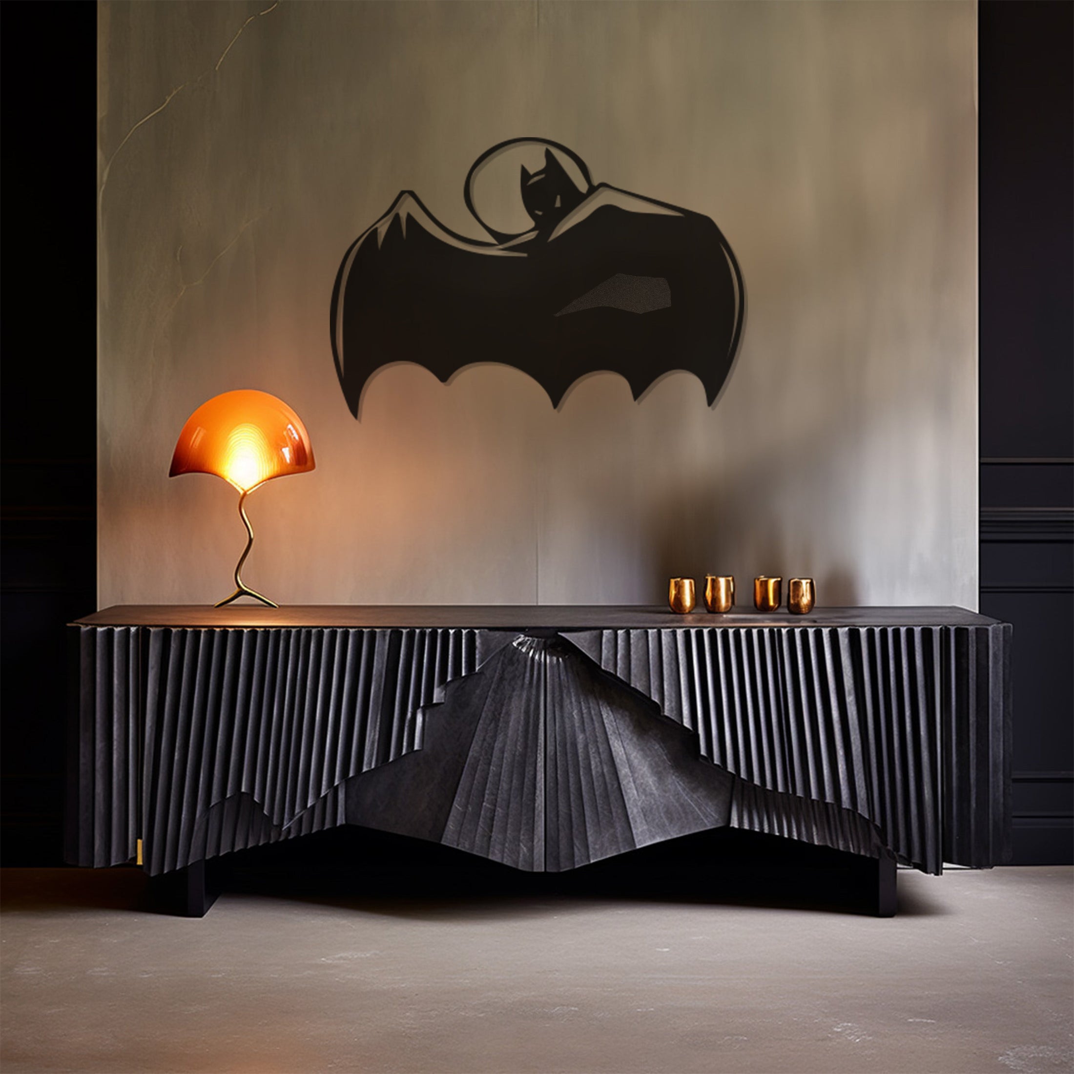 Batman Silhouette Metal Wall Decor