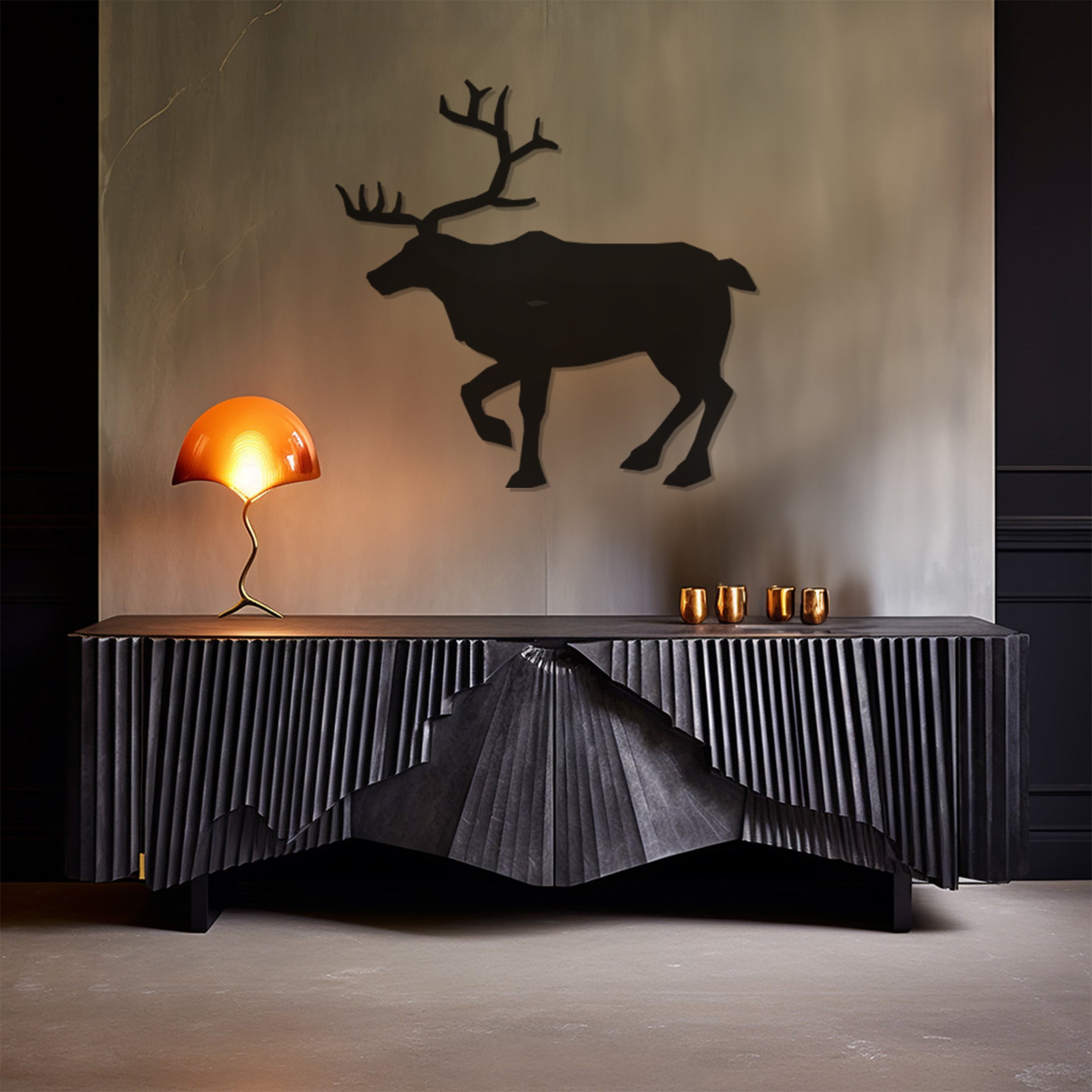 Deer Metal Wall Art