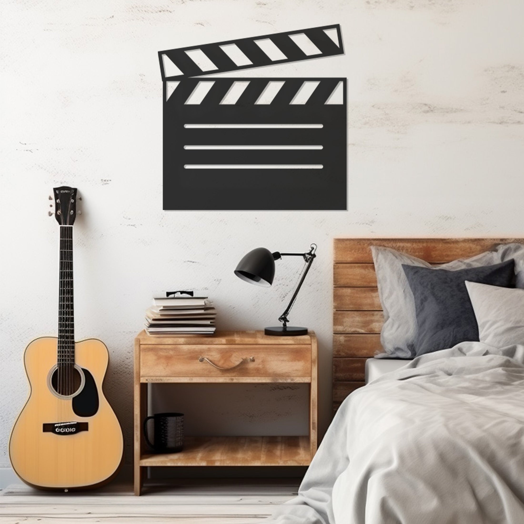 Clapperboard Metal Wall Art