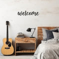 Load image into Gallery viewer, Metal Wall Decor With Welcome Inscription
