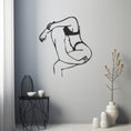 Load image into Gallery viewer, Lime Art Metal Wall Decor Art With Embracing Bodies
