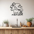 Load image into Gallery viewer, Horse Farm, Little Horse Metal Wall Art
