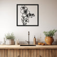 Load image into Gallery viewer, Violet Metal Wall Art
