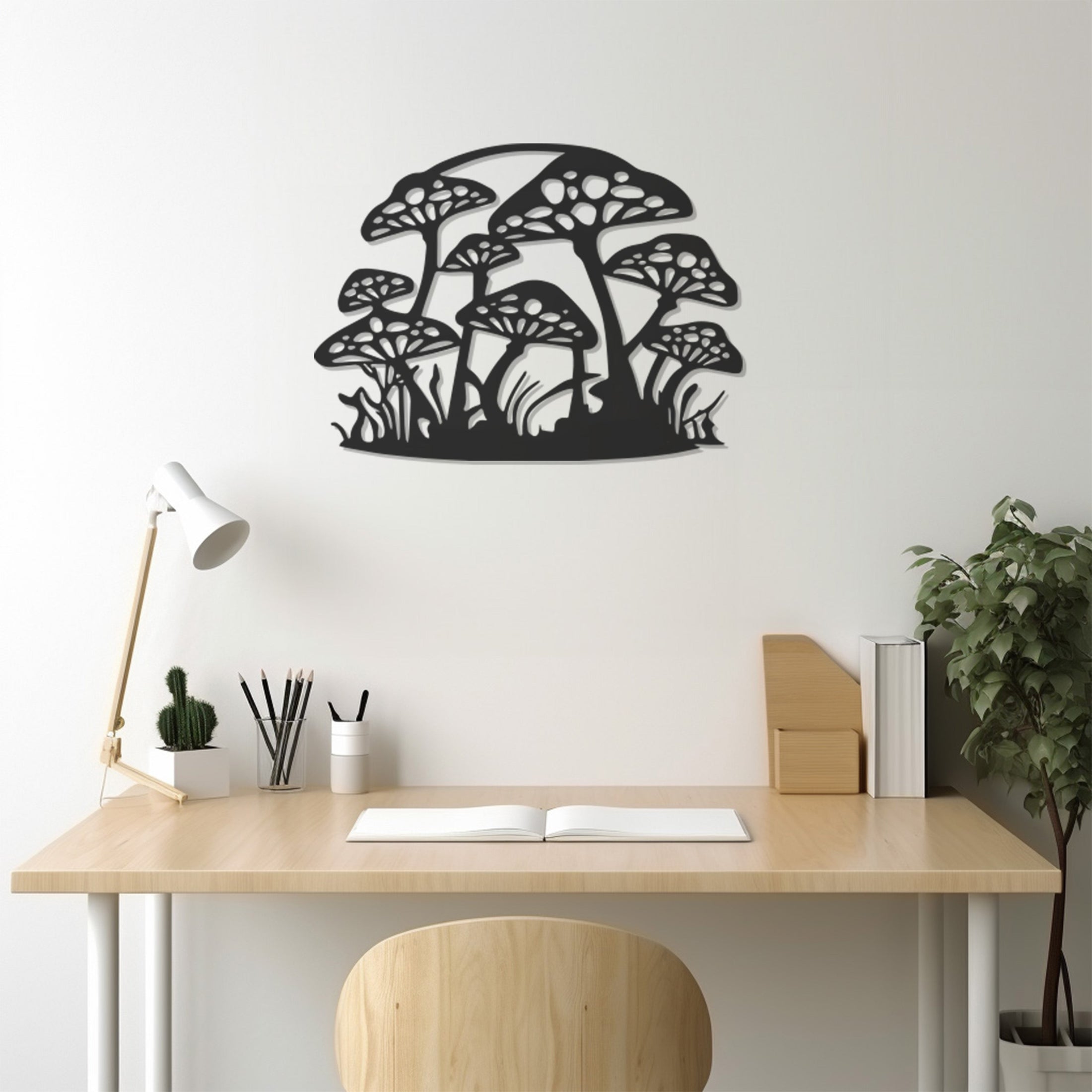 Mushroom Metal Wall Art Decor