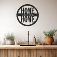 Load image into Gallery viewer, Round Metal Wall Decor With Home Sweet Home
