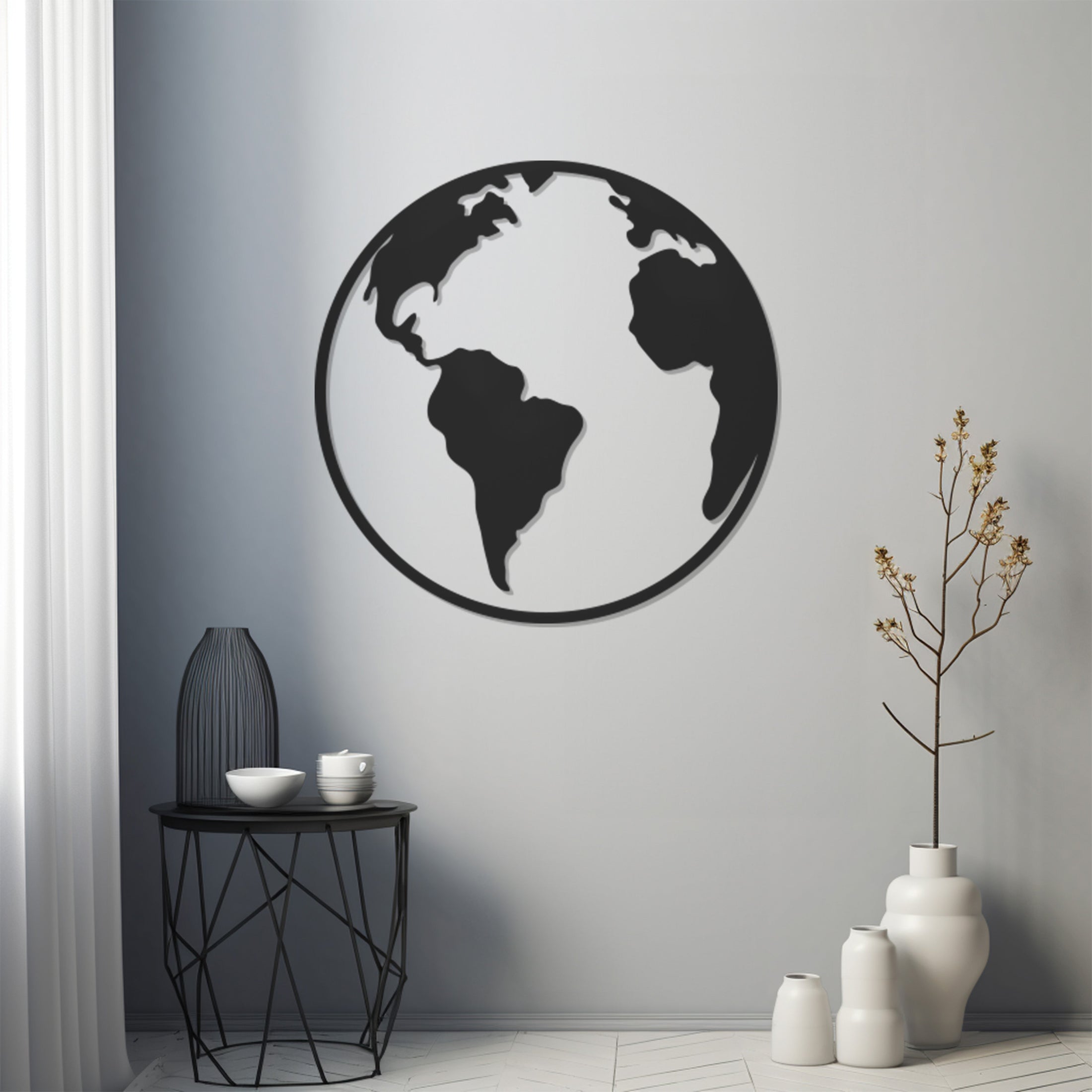 World Metal Wall Art