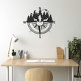 Load image into Gallery viewer, Compass Metal Wall Decor
