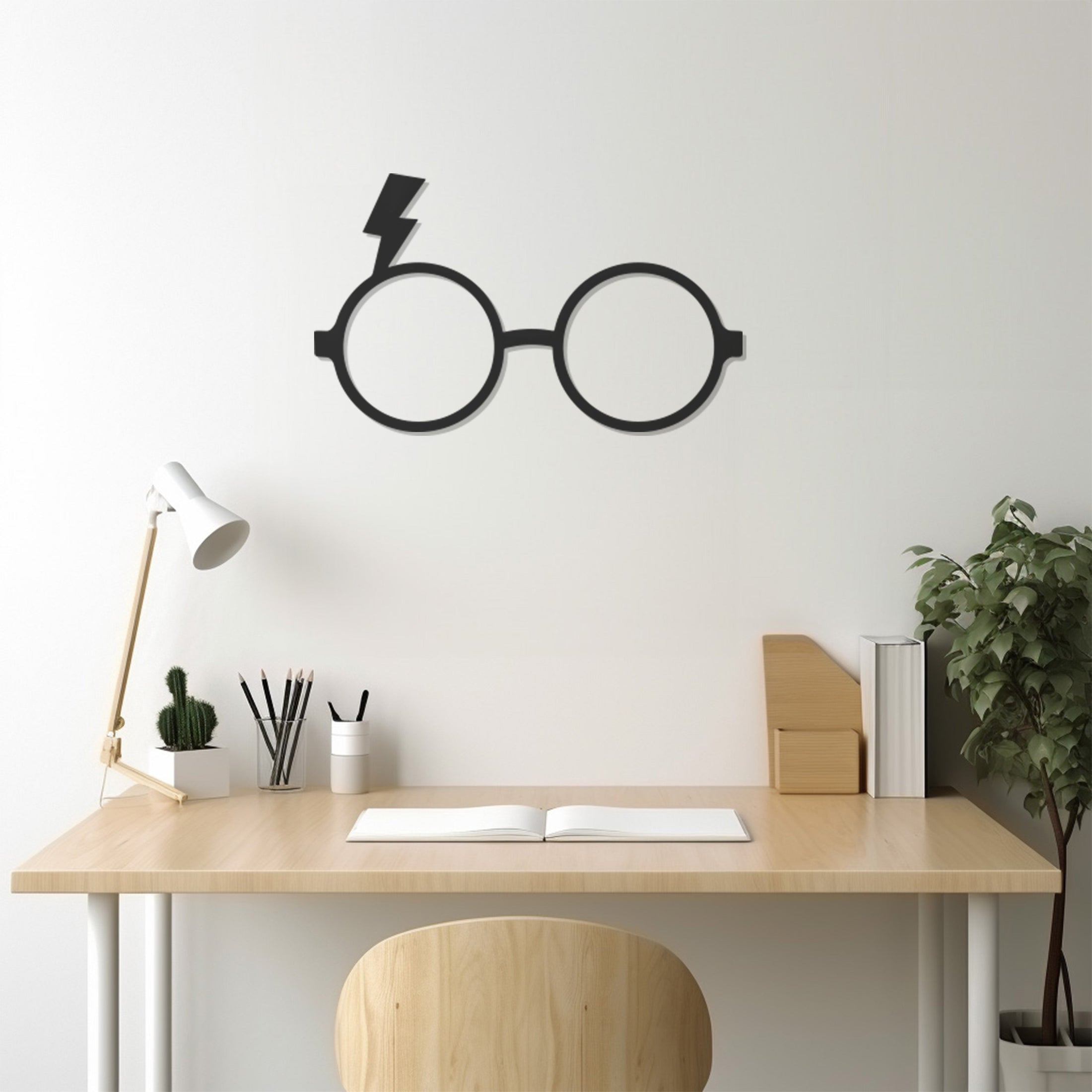 Harry Potter Glasses Metal Wall Decor