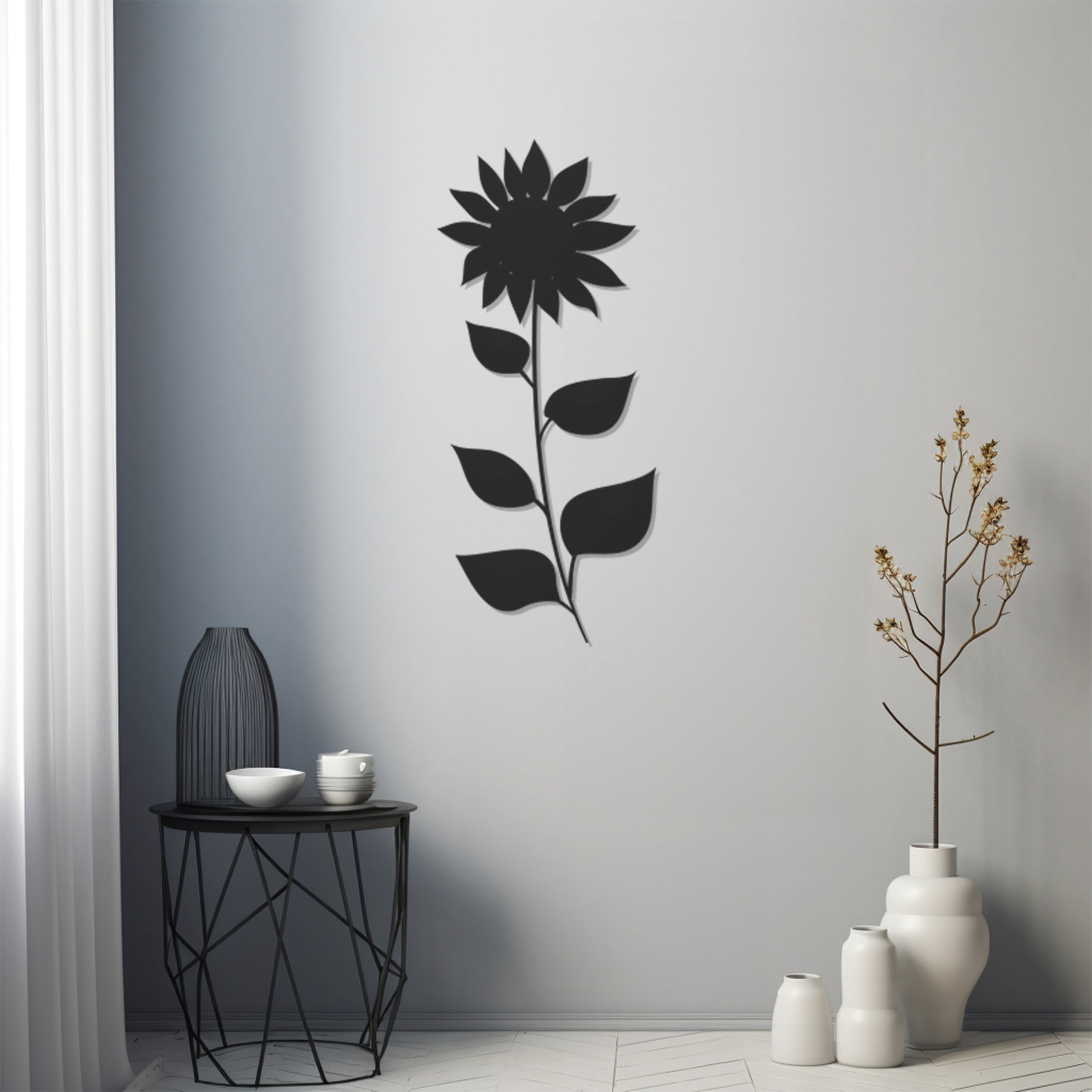 Sunflower Metal Wall Art