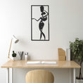 Load image into Gallery viewer, Carrying A Vase On His Head ,Woman Carrying A Basket Metal Wall Art
