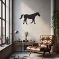 Load image into Gallery viewer, Running Horse Metal Wall Art
