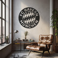 Load image into Gallery viewer, Fc Bayern Munchen Logo Metal Wall Art Decor, Metal Wall art
