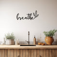 Load image into Gallery viewer, Breathe Metal Wall Decor
