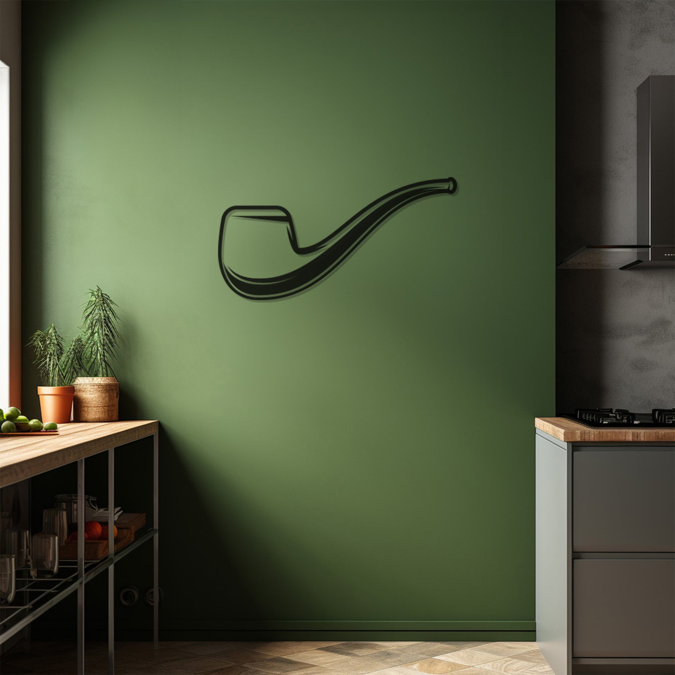 Pipe Metal Wall Art