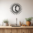 Load image into Gallery viewer, Moon And Sun Metall Wall Art
