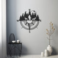 Load image into Gallery viewer, Compass Metal Wall Decor
