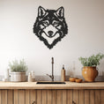 Load image into Gallery viewer, Siberian Husky Portrait Metal Wall Decor
