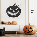 Load image into Gallery viewer, Pumpkin Halloween Theme Metal Wall Art
