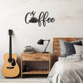 Load image into Gallery viewer, Metal Wall Decor With Coffee Writing
