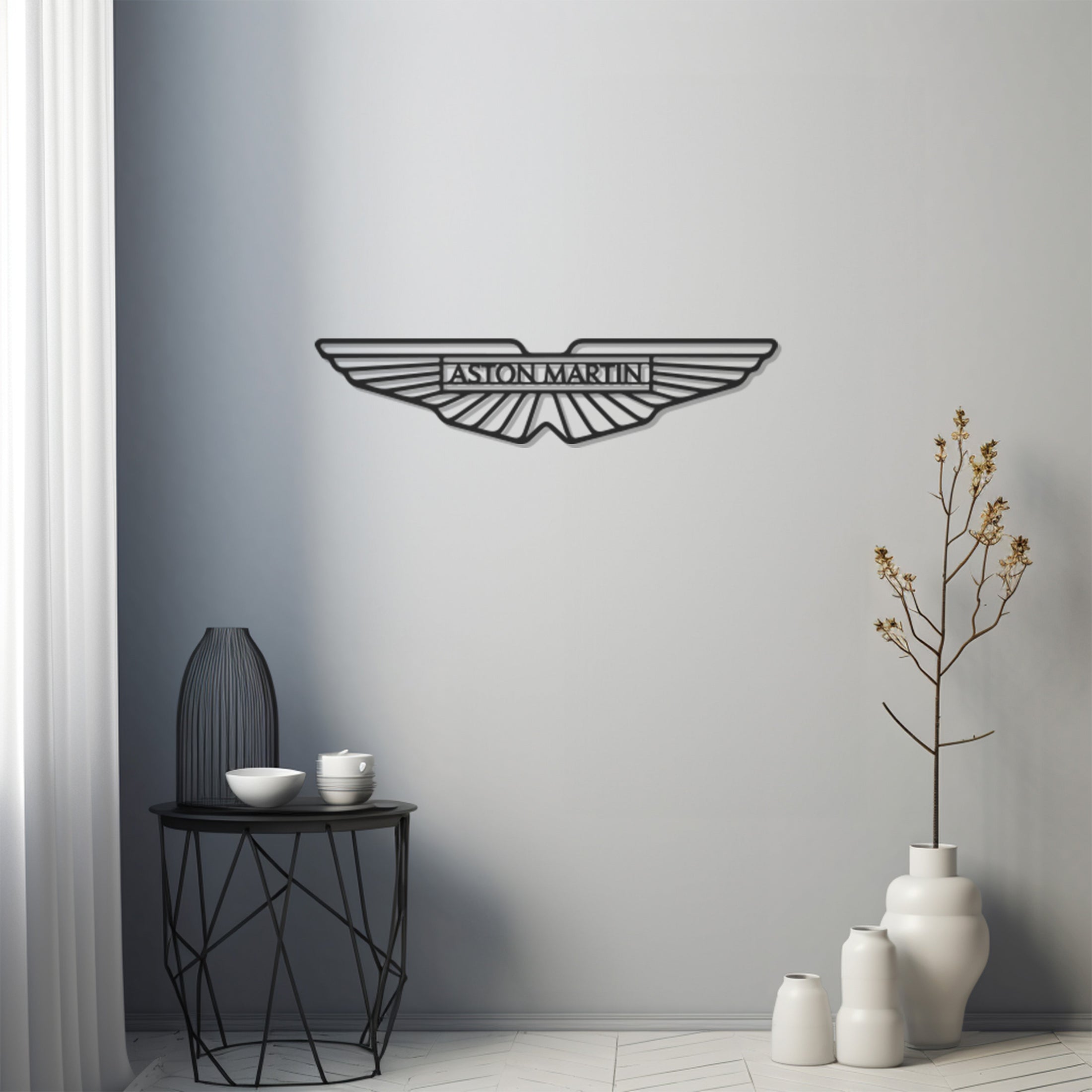 Aston Martin Logo Metal Wall Decor