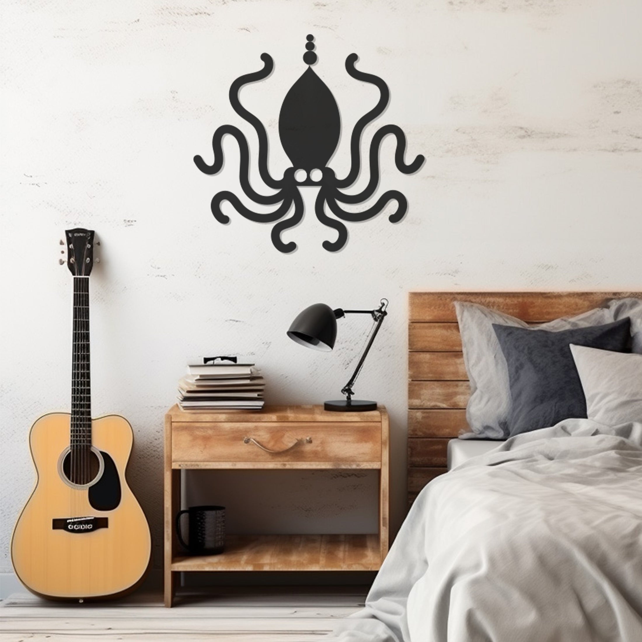 With Feet Scorpion Design Metal Wall Art