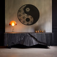 Load image into Gallery viewer, Yinyang Geometric Patterned Metal Wall Decor
