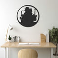 Load image into Gallery viewer, Silhouette Of Man Playing Instrument Metal Wall Art Decor
