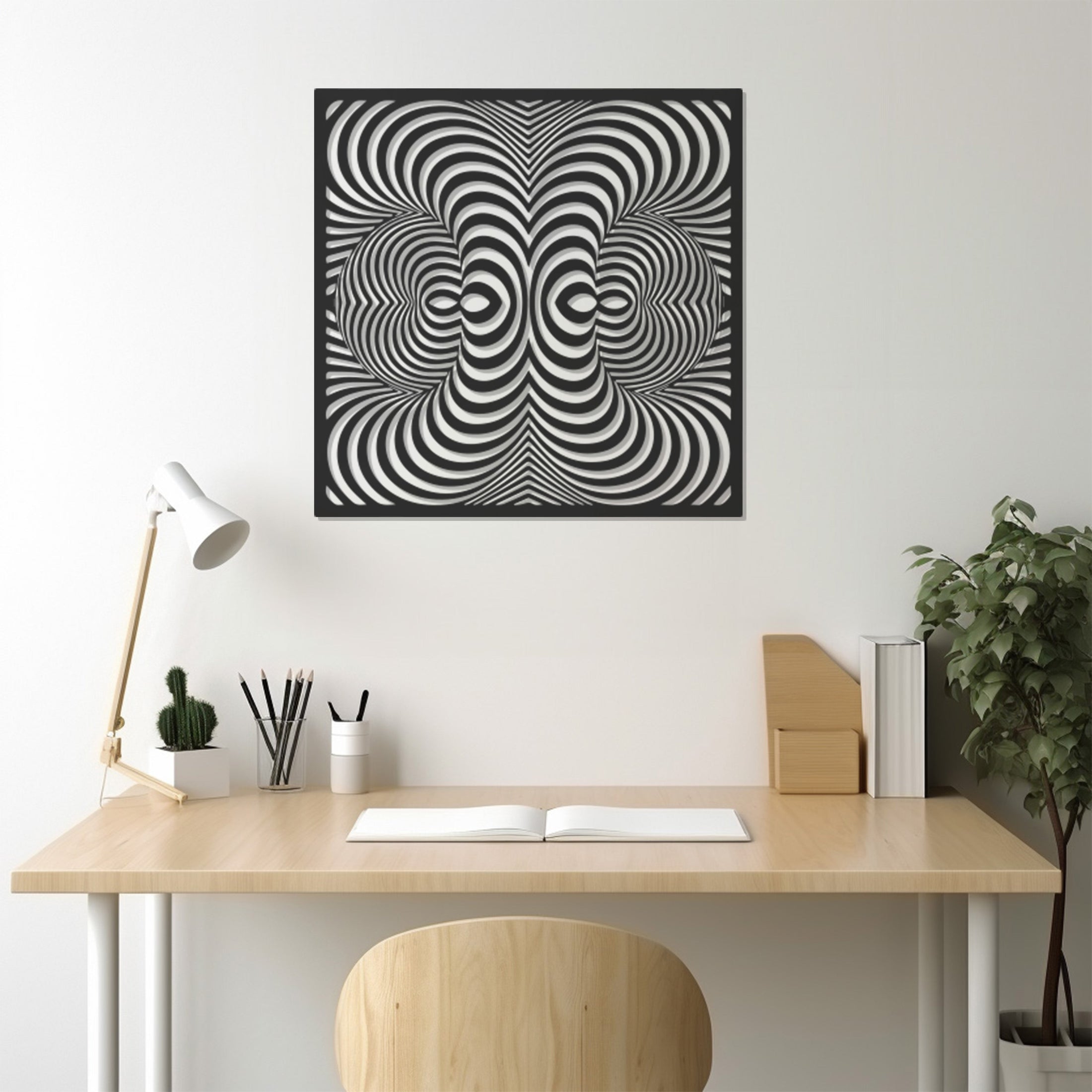 3D Circle Moves Metal Wall Art