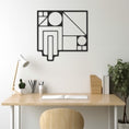 Load image into Gallery viewer, Geometric Design Metal Wall Art Decor
