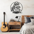 Load image into Gallery viewer, Mushrooms Inside The Circle Metal Wall Decor
