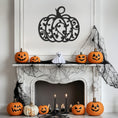 Load image into Gallery viewer, Pumpkin Design Halloween Theme Metal Wall Art
