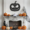 Load image into Gallery viewer, Scary Pumpkin Halloween Theme Metal Wall Art
