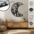 Load image into Gallery viewer, Scary Moon Halloween Theme Metal Wall Art
