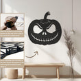 Load image into Gallery viewer, Scary Pumpkin Halloween Theme Metal Wall Art
