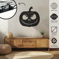 Load image into Gallery viewer, Scary Pumpkin Halloween Theme Metal Wall Art
