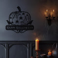 Load image into Gallery viewer, Happy Halloween Metal Wall Art
