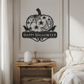 Load image into Gallery viewer, Happy Halloween Metal Wall Art
